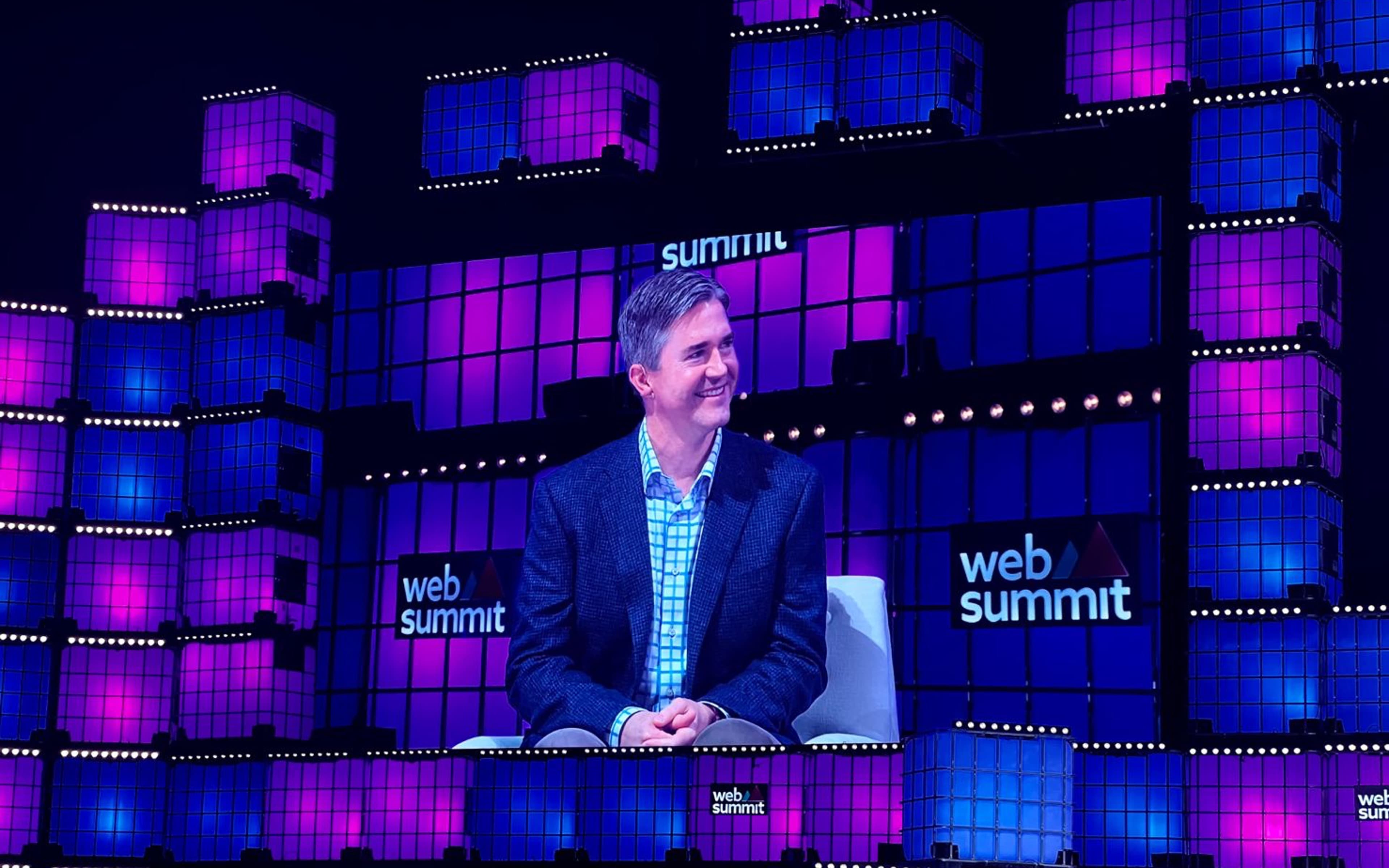 Stage screens at Web Summit 2022