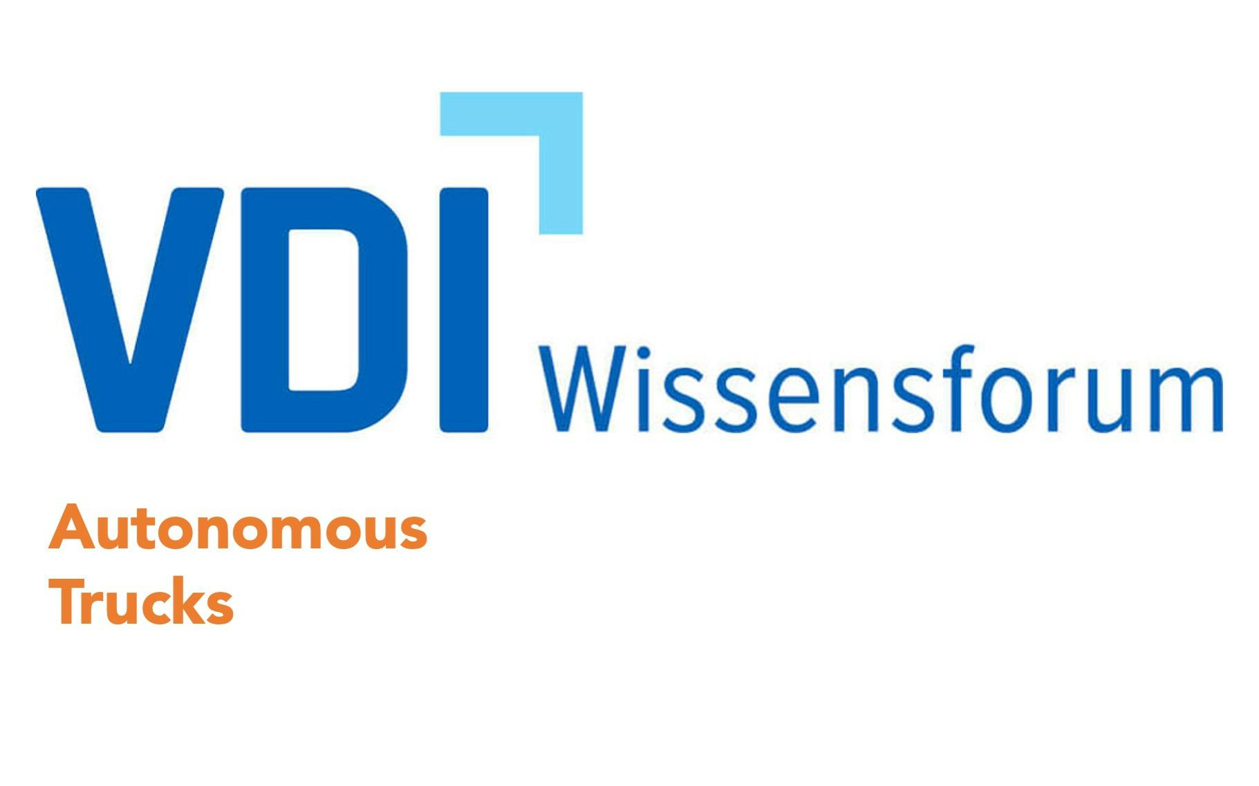VDI Wissensforum Autonomous Trucks logo