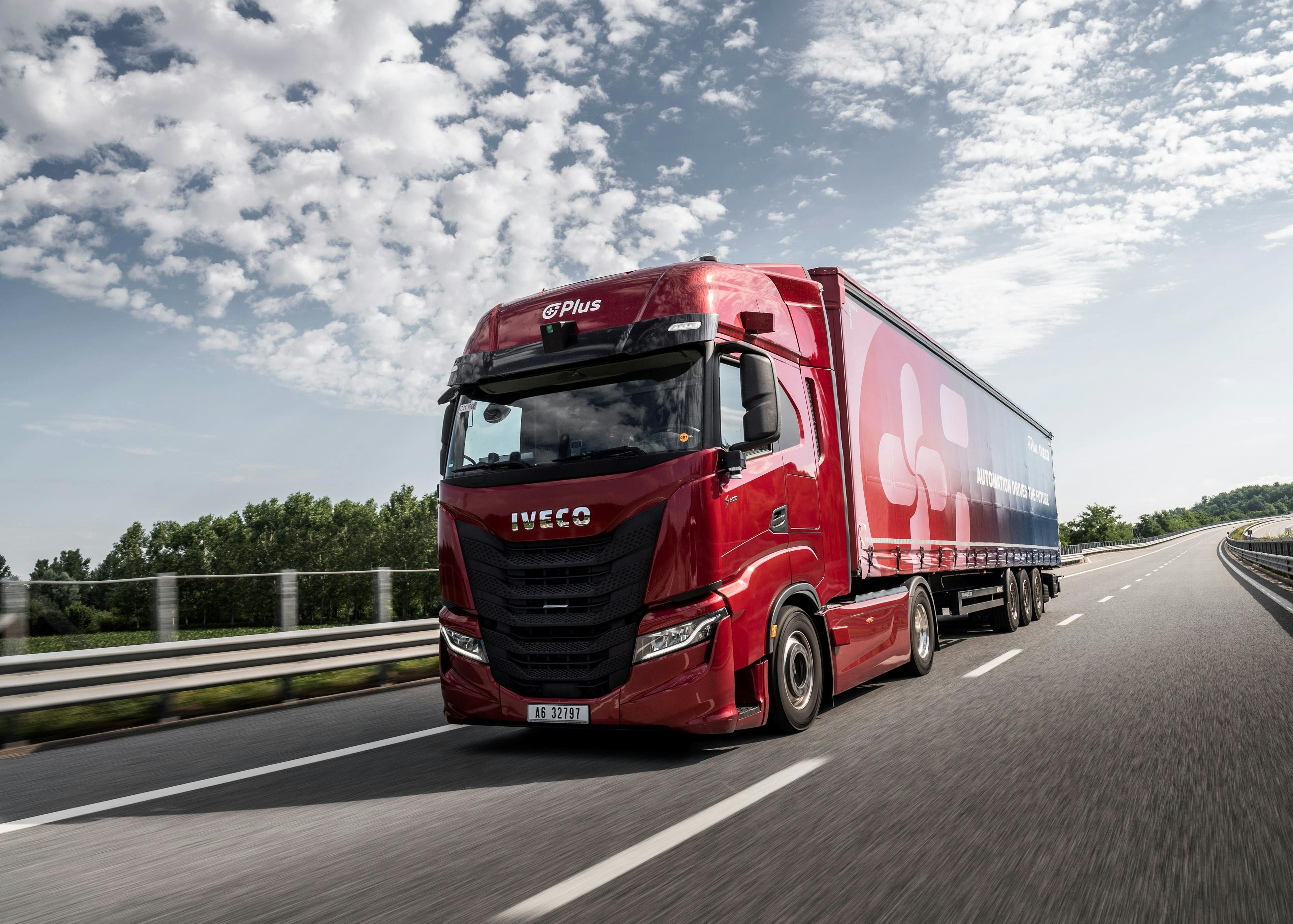 Next-Gen Highly Automated Truck Jointly Developed by Iveco and Plus